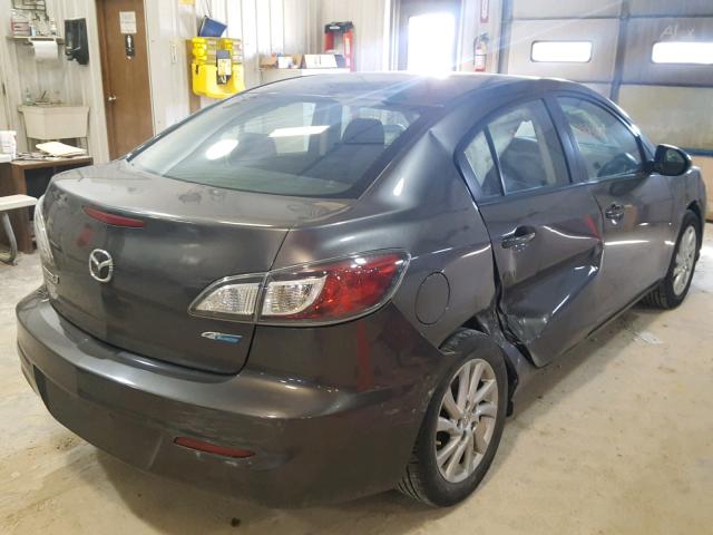 JM1BL1V79C1631355 - 2012 MAZDA 3 I GRAY photo 4