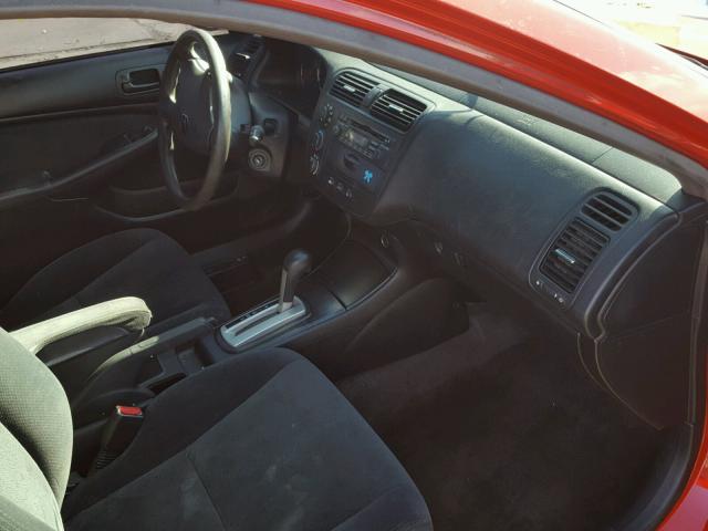 1HGEM22994L038916 - 2004 HONDA CIVIC EX წითელი ფოტო 5
