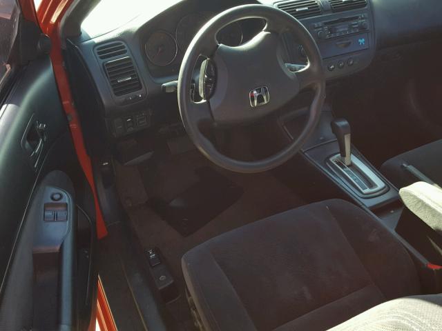 1HGEM22994L038916 - 2004 HONDA CIVIC EX წითელი ფოტო 9