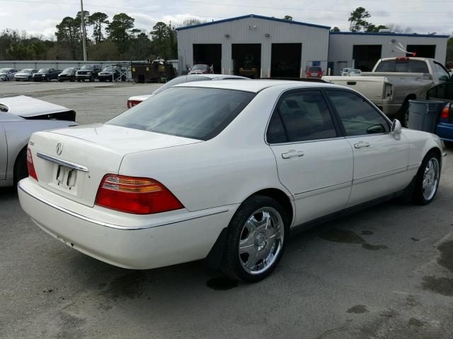 JH4KA9655XC012035 - 1999 ACURA 3.5RL WHITE photo 4