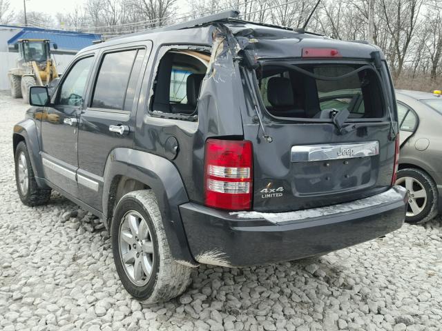 1J4PN5GK3AW170446 - 2010 JEEP LIBERTY LI GRAY photo 3