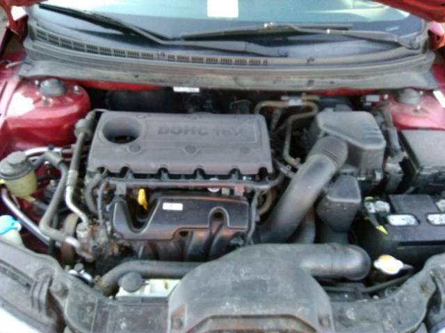 KNAFU4A23B5452890 - 2011 KIA FORTE EX RED photo 7