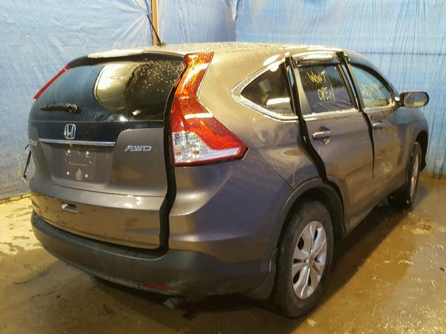 2HKRM4H50EH692242 - 2014 HONDA CR-V EX BROWN photo 4