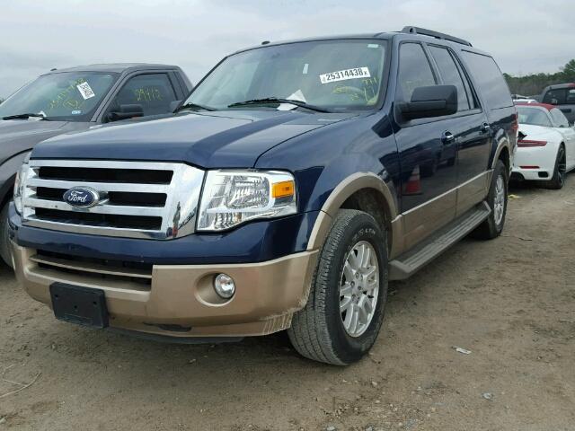 1FMJK1H50EEF11881 - 2014 FORD EXPEDITION BLUE photo 2