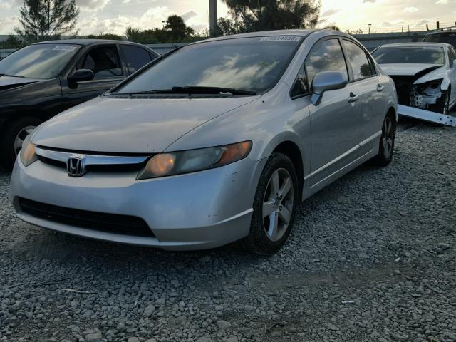 1HGFA16866L063560 - 2006 HONDA CIVIC EX ვერცხლისფერი ფოტო 2