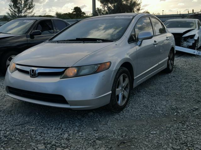 1HGFA16866L063560 - 2006 HONDA CIVIC EX SILVER photo 2