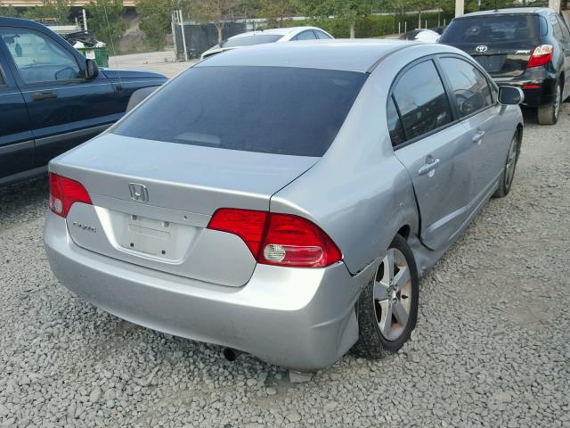 1HGFA16866L063560 - 2006 HONDA CIVIC EX SILVER photo 4