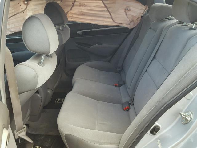 1HGFA16866L063560 - 2006 HONDA CIVIC EX ვერცხლისფერი ფოტო 6