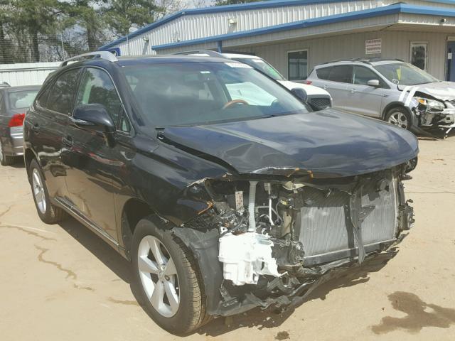 2T2ZK1BA7CC086703 - 2012 LEXUS RX 350 BLACK photo 1