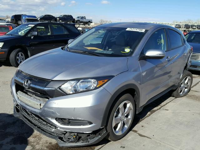 3CZRU6H53HM711564 - 2017 HONDA HR-V EX SILVER photo 2