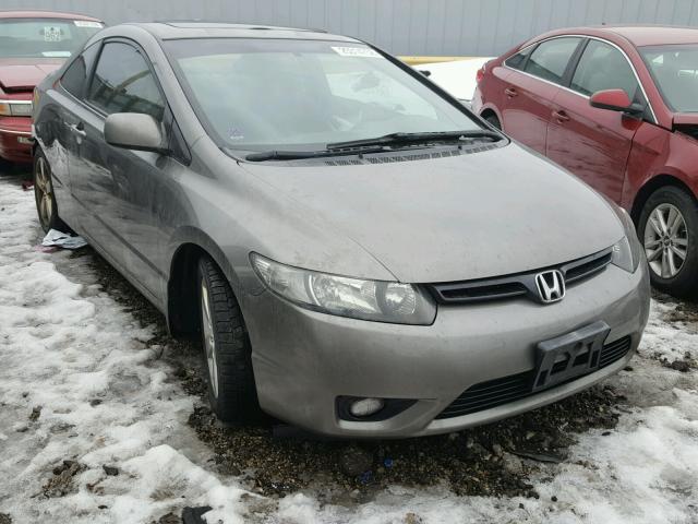 2HGFG12867H551068 - 2007 HONDA CIVIC EX ნაცრისფერი ფოტო 1