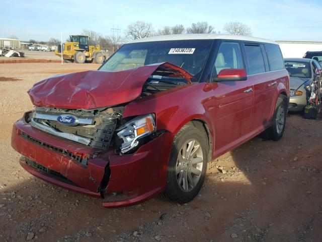 2FMGK5CC3CBD18608 - 2012 FORD FLEX SEL RED photo 2