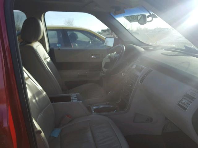 2FMGK5CC3CBD18608 - 2012 FORD FLEX SEL წითელი ფოტო 5