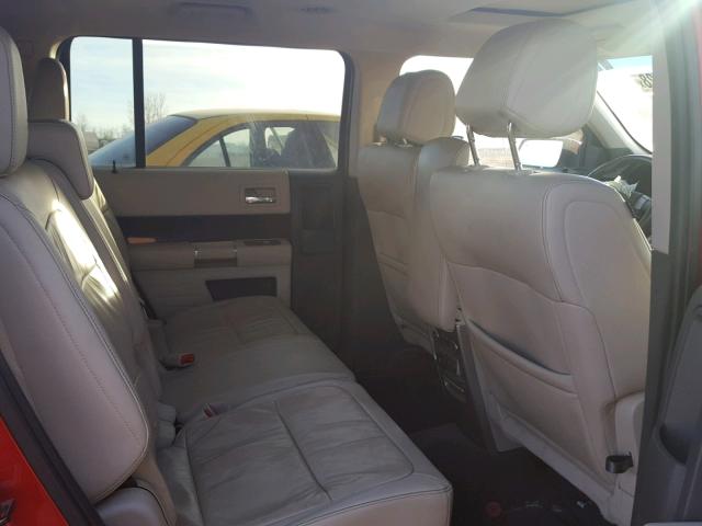 2FMGK5CC3CBD18608 - 2012 FORD FLEX SEL წითელი ფოტო 6
