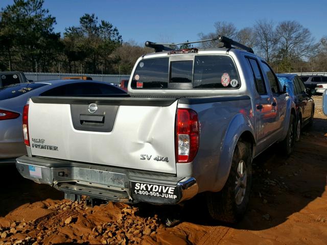 1N6AD0EV4EN737464 - 2014 NISSAN FRONTIER S SILVER photo 4