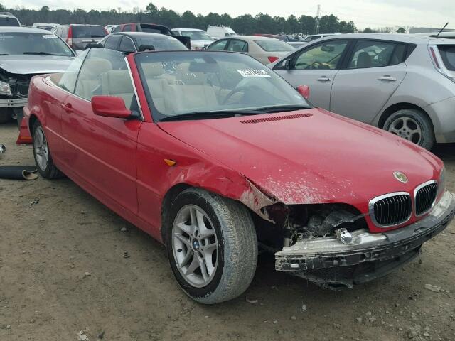 WBABW33414PL31025 - 2004 BMW 325 CI RED photo 1