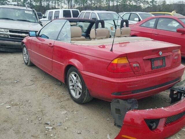 WBABW33414PL31025 - 2004 BMW 325 CI RED photo 3