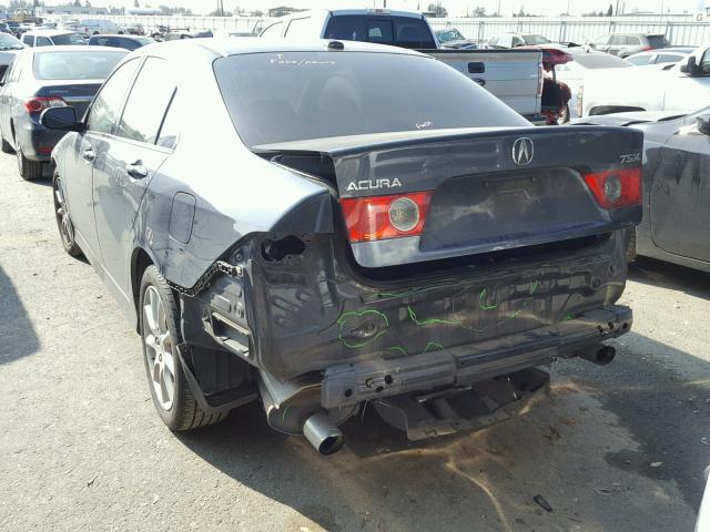 JH4CL96827C022451 - 2007 ACURA TSX GRAY photo 3