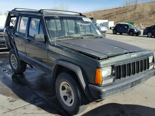 1J4FJ68S5TL323991 - 1996 JEEP CHEROKEE S GREEN photo 1