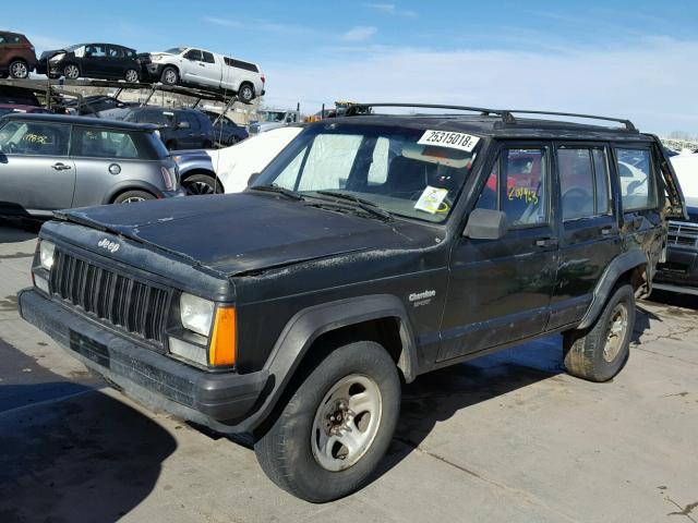 1J4FJ68S5TL323991 - 1996 JEEP CHEROKEE S GREEN photo 2