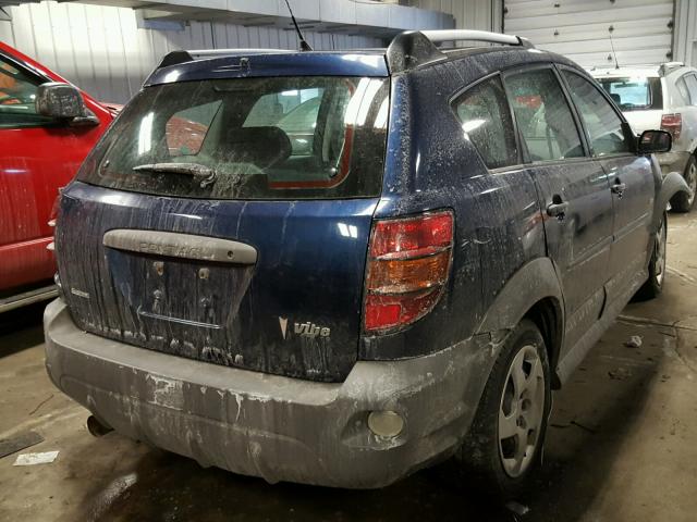 5Y2SL65856Z425560 - 2006 PONTIAC VIBE BLUE photo 4