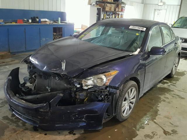 1HGCP2F88BA127756 - 2011 HONDA ACCORD EXL BLUE photo 2