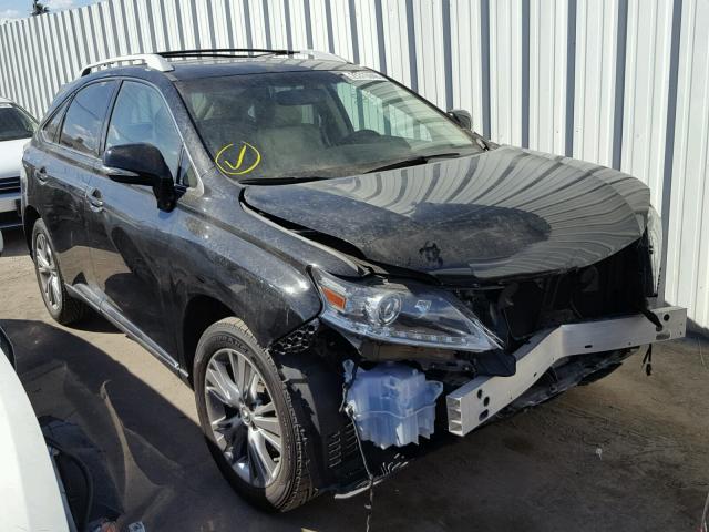 2T2ZK1BA1EC149393 - 2014 LEXUS RX 350 BLACK photo 1