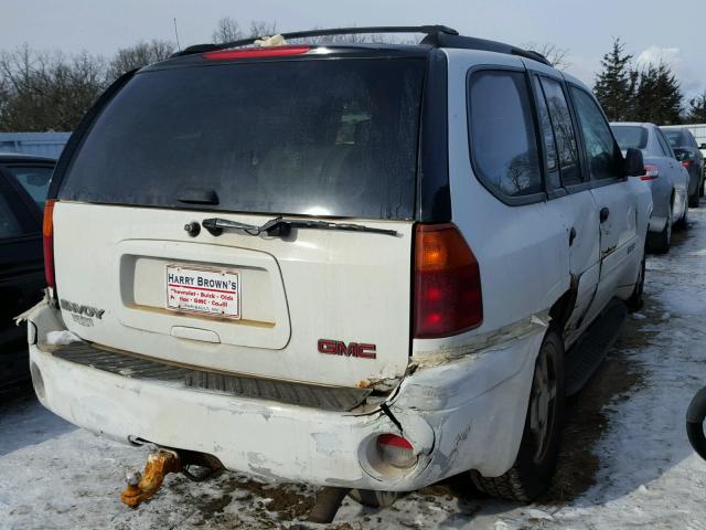 1GKDT13S022330745 - 2002 GMC ENVOY WHITE photo 4