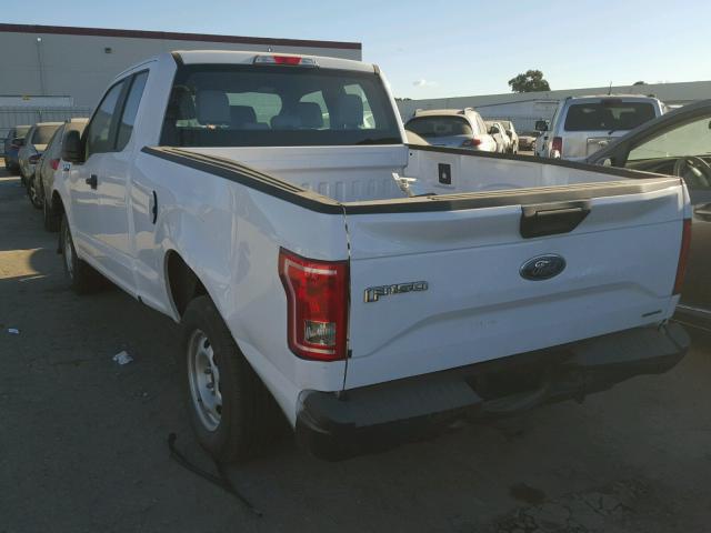 1FTEX1C87GKF57415 - 2016 FORD F150 SUPER WHITE photo 3