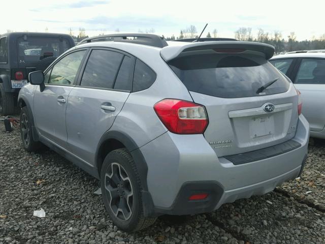 JF2GPAVC7E8301989 - 2014 SUBARU XV CROSSTR SILVER photo 3