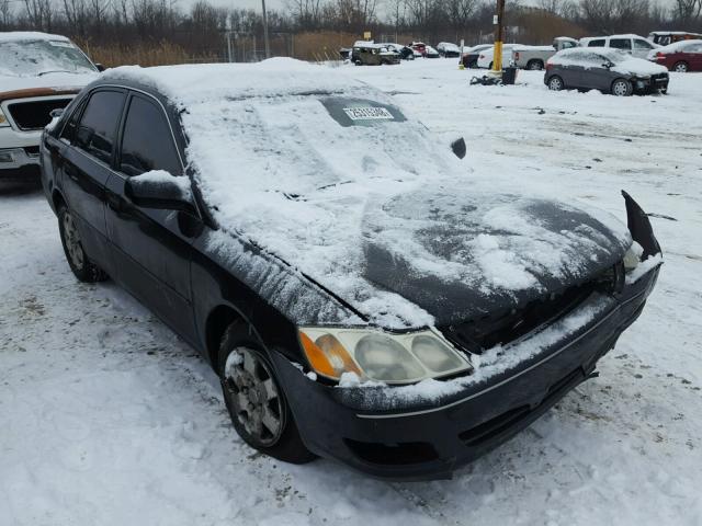 4T1BF28B72U258791 - 2002 TOYOTA AVALON XL BLACK photo 1