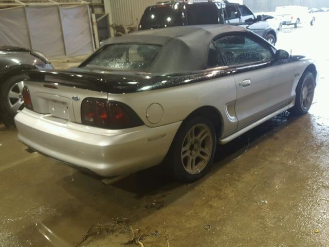 1FALP45XXTF204205 - 1996 FORD MUSTANG GT SILVER photo 4