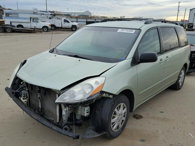 5TDZA23C86S517087 - 2006 TOYOTA SIENNA CE GOLD photo 2