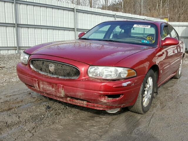 1G4HR54K34U121682 - 2004 BUICK LESABRE LI RED photo 2