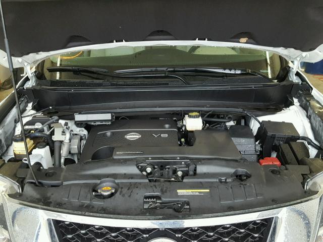 5N1AR2MM6GC665489 - 2016 NISSAN PATHFINDER WHITE photo 7