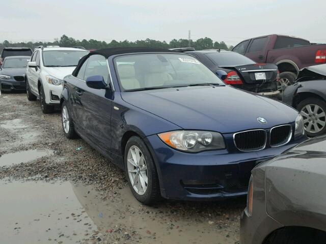 WBAUN1C50BVH82791 - 2011 BMW 128 I BLUE photo 1