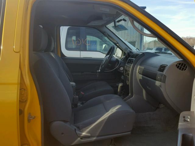 1N6ED29Y54C444944 - 2004 NISSAN FRONTIER C YELLOW photo 5