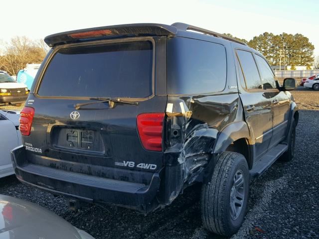 5TDBT48A33S154899 - 2003 TOYOTA SEQUOIA LI BLACK photo 4