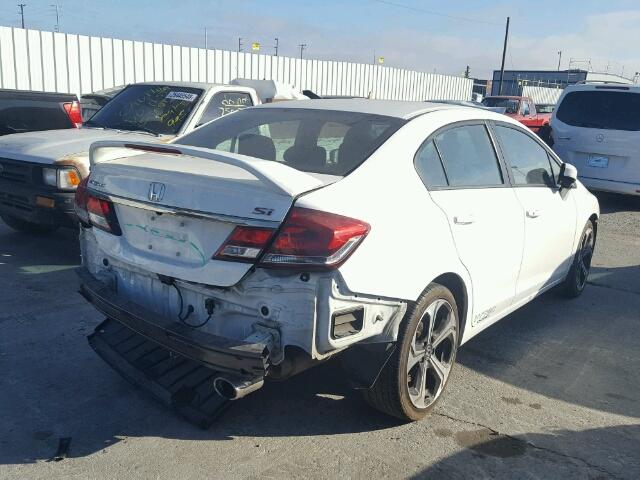 2HGFB6E56FH702034 - 2015 HONDA CIVIC SI WHITE photo 4