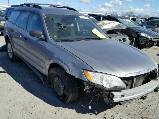 4S4BP60C997341172 - 2009 SUBARU OUTBACK SILVER photo 1