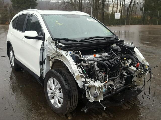 5J6RM4H79EL069399 - 2014 HONDA CR-V EXL WHITE photo 1