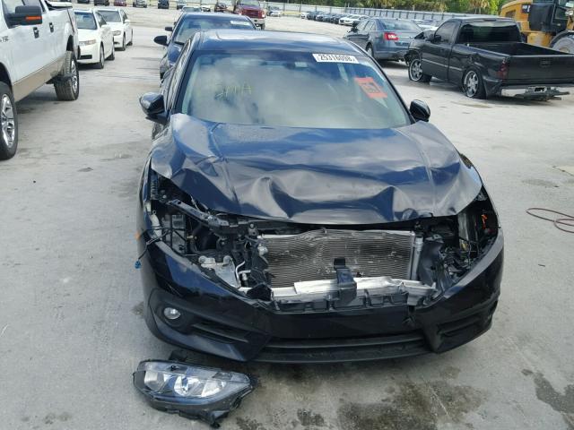 19XFC1F72GE034633 - 2016 HONDA CIVIC EXL BLACK photo 9