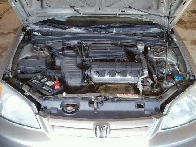 2HGES26733H597016 - 2003 HONDA CIVIC EX თეთრი ფოტო 7