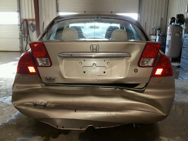 2HGES26733H597016 - 2003 HONDA CIVIC EX თეთრი ფოტო 9