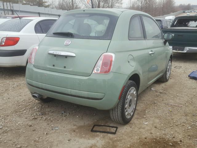 3C3CFFAR3CT330125 - 2012 FIAT 500 POP BLUE photo 4