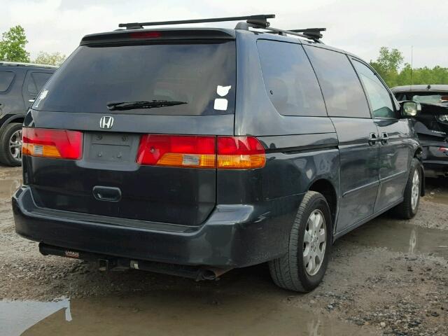 5FNRL18033B052866 - 2003 HONDA ODYSSEY EX GRAY photo 4