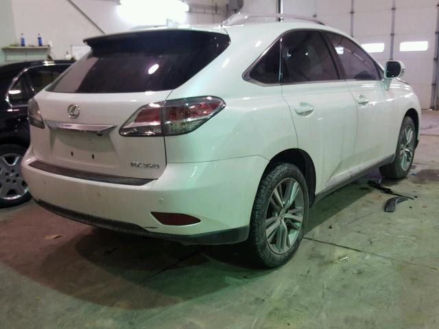 2T2ZK1BA3FC191064 - 2015 LEXUS RX 350 WHITE photo 4