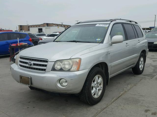 JTEGF21A820029986 - 2002 TOYOTA HIGHLANDER SILVER photo 2