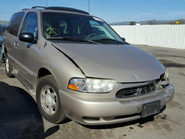 4N2XN11T7YD825923 - 2000 NISSAN QUEST SE GOLD photo 1