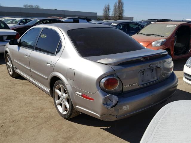 JN1DA31A62T315672 - 2002 NISSAN MAXIMA GLE GRAY photo 3